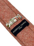 rusty red brick 100% wool  tie with speckled design